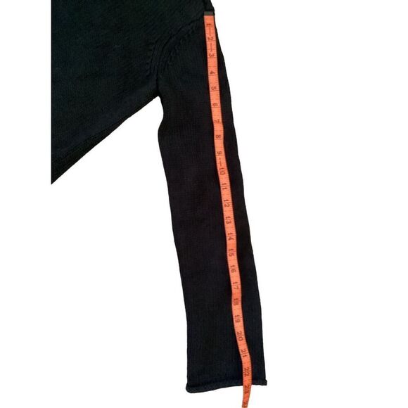 Calvin Klein Heavyweight High Collared Tight Knit Sweater Logo Winter Fall Desig - Picture 11 of 13